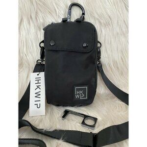 IHKWIP Nylon PPE Carrier Crossbody Bag black color
